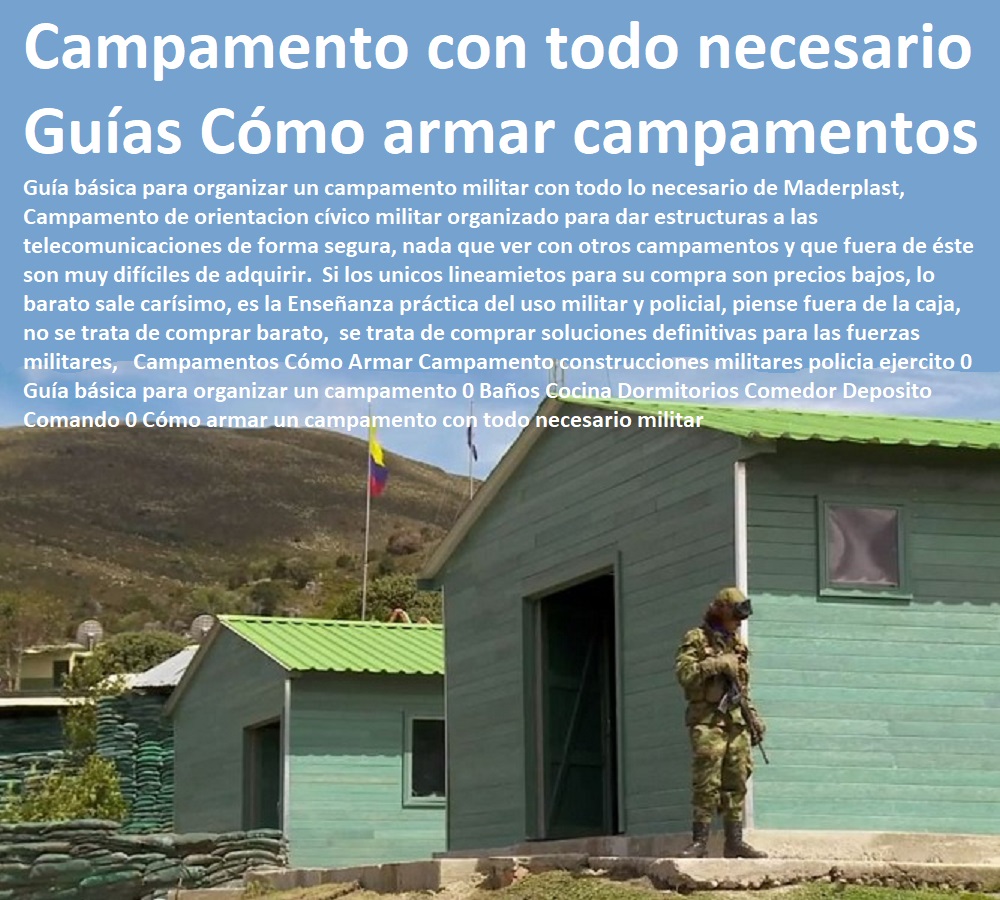 Campamentos Cómo Armar Campamento construcciones militares policia ejercito 0 Guía básica para organizar un campamento 0 Baños Cocina Dormitorios Comedor Deposito Comando 0 Cómo armar un campamento con todo necesario militar Campamentos Cómo Armar Campamento construcciones militares policia ejercito 0 Guía básica para organizar un campamento 0 Baños Cocina Dormitorios Comedor Deposito Comando 0 Cómo armar un campamento con todo necesario militar